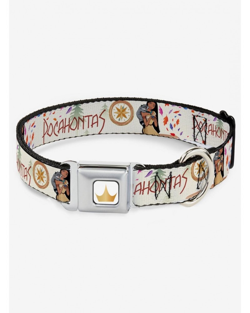 Disney Pocahontas Pocahontas And Meeko Compass Seatbelt Dog Collar $9.85 Pet Collars