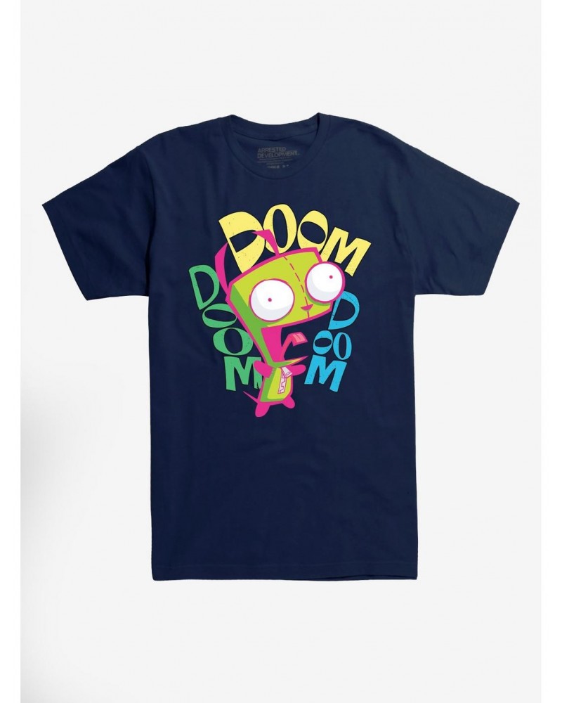 Invader Zim Doom Doom Doom T-Shirt $7.27 T-Shirts