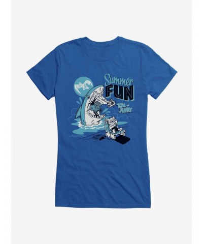 Tom and Jerry Summer Fun Girls T-Shirt $9.76 T-Shirts