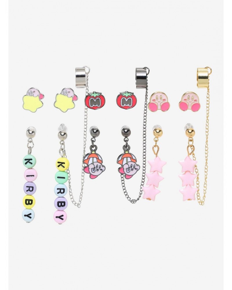Kirby Rainbow Beads Cuff Earring Set $6.67 Earring Set