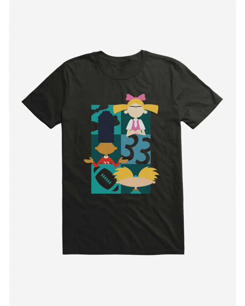 Hey Arnold! Icon Silhouettes T-Shirt $8.60 T-Shirts