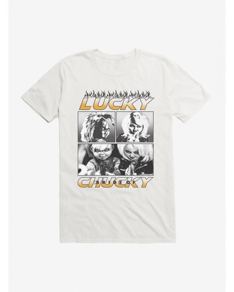 Chucky Tiffany Lucky Chucky T-Shirt $10.04 T-Shirts