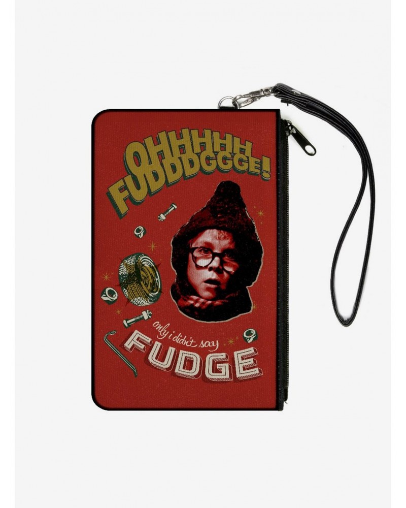 A Christmas Story Ralphie Oh Fudge Canvas Clutch Wallet $10.24 Wallets