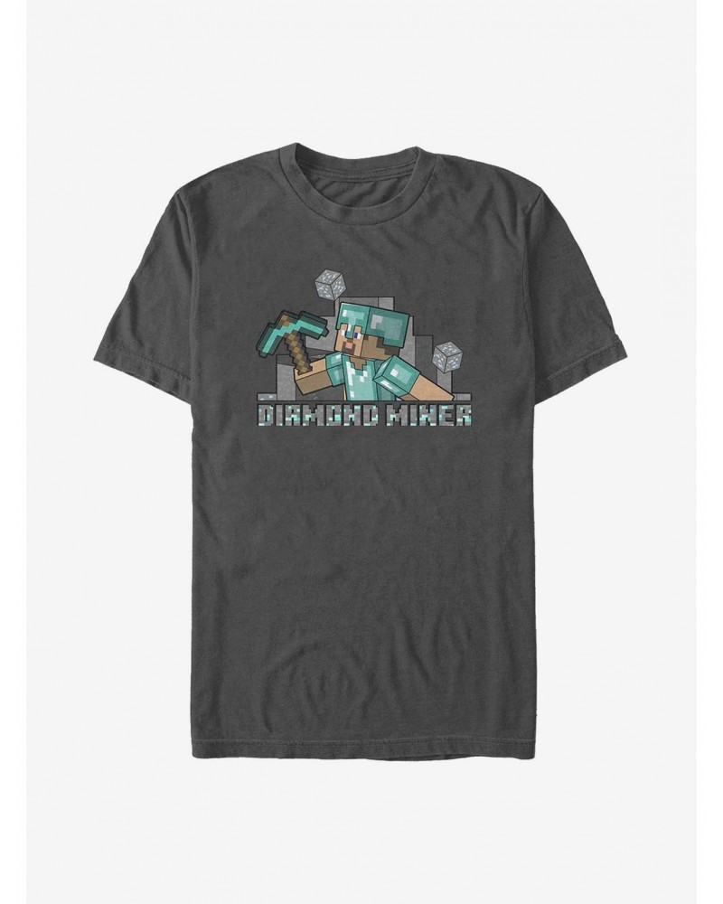 Minecraft Miner Steve T-Shirt $7.65 T-Shirts