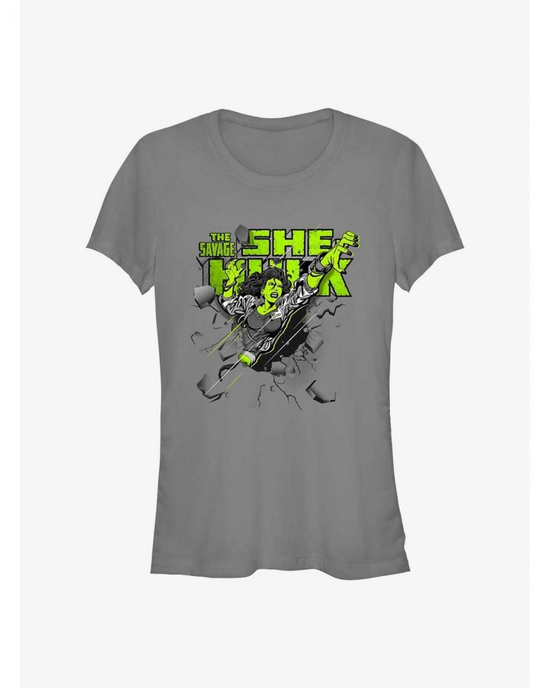 Marvel She Hulk Breakthrough Girls T-Shirt $11.70 T-Shirts