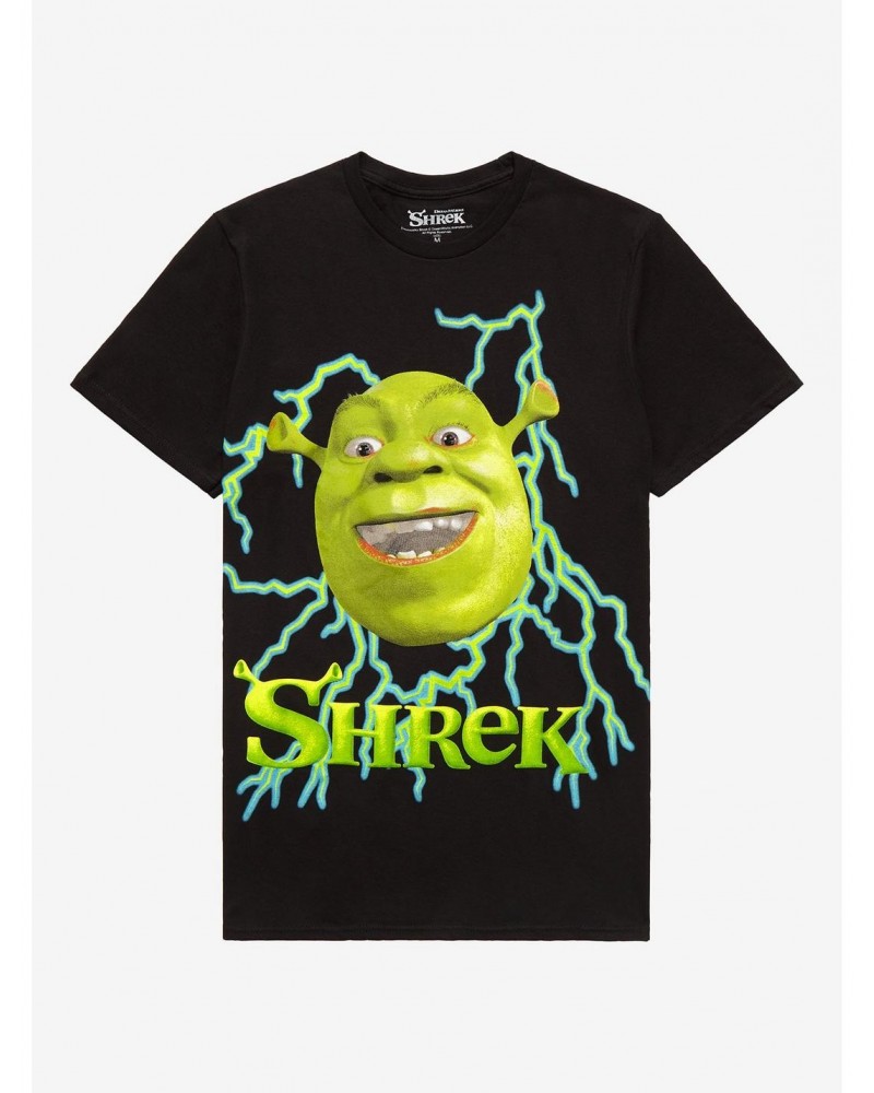 Shrek Lightning Face T-Shirt $5.74 T-Shirts