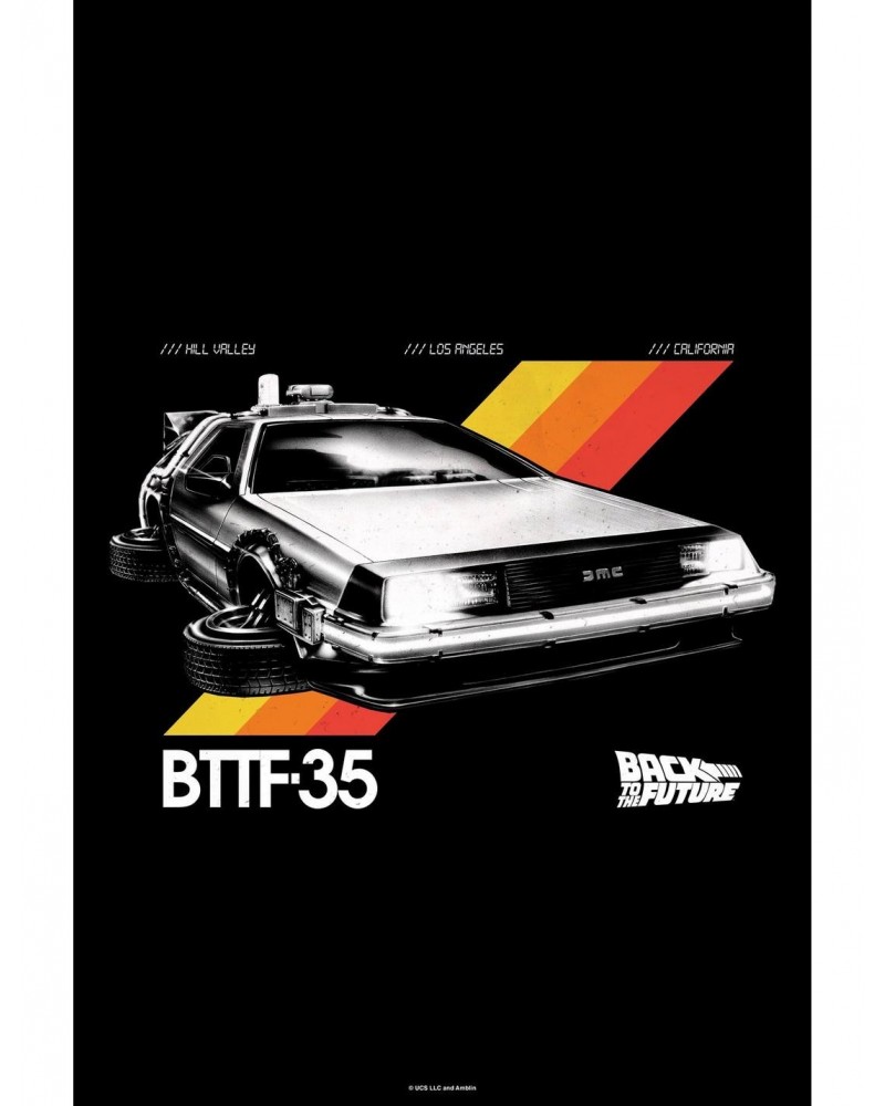 Back To The Future Delorean Flying Poster $7.19 Posters