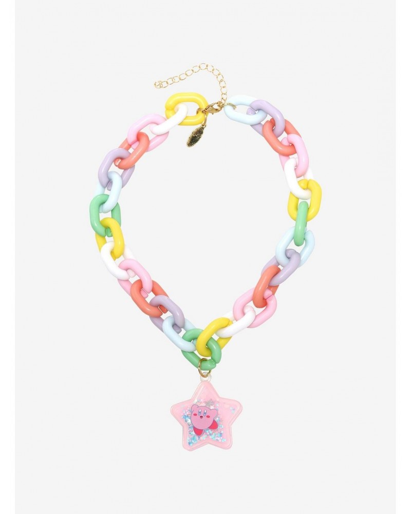 Kirby Chunky Rainbow Chain Necklace $5.42 Necklaces