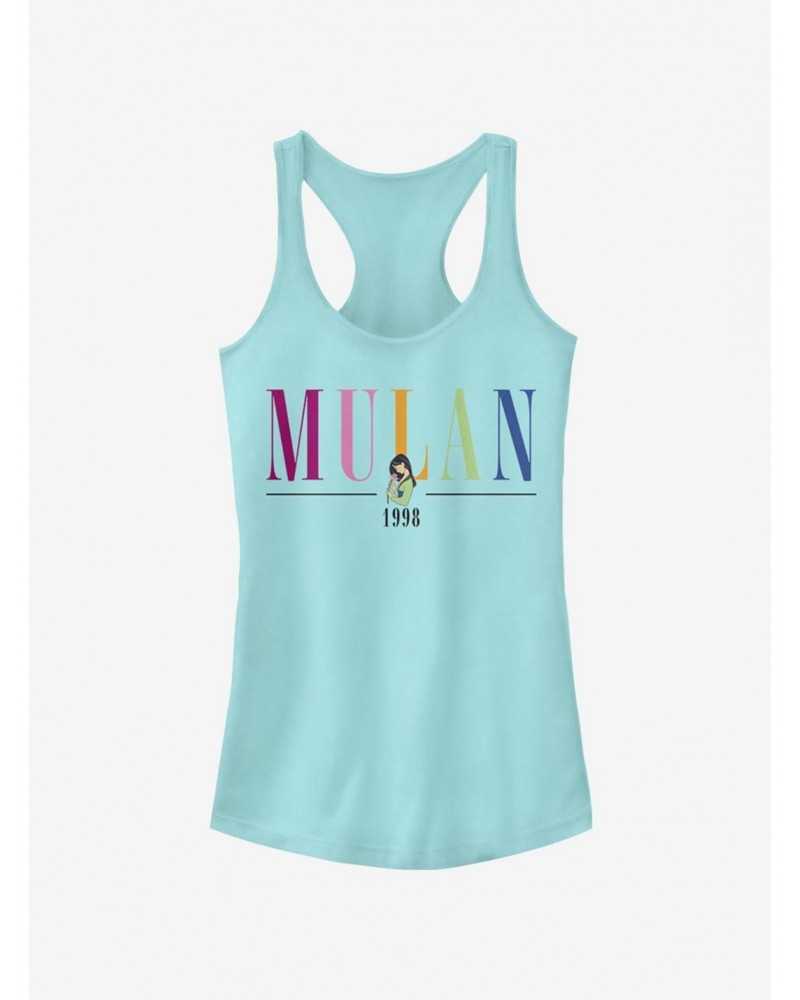 Disney Mulan Colorful Title Girls Tank $9.16 Tanks