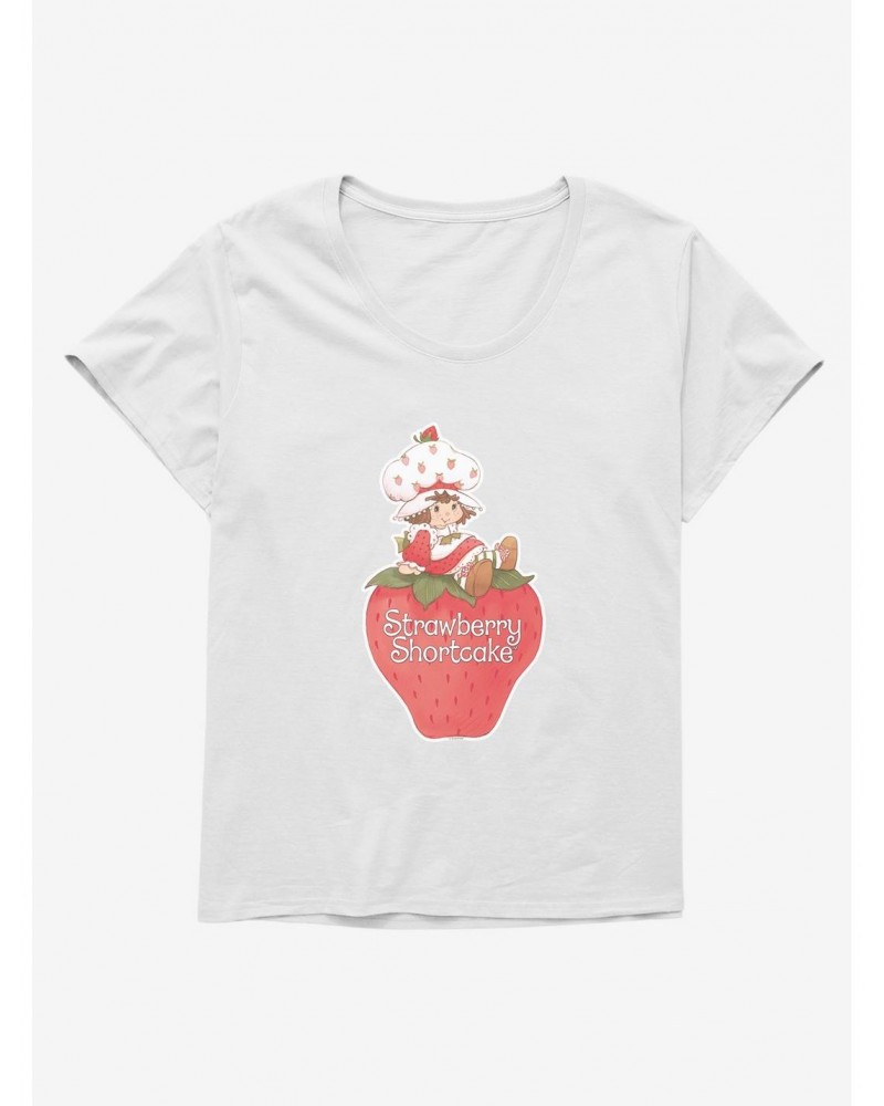 Strawberry Shortcake Berry Portrait Girls T-Shirt Plus Size $7.65 T-Shirts