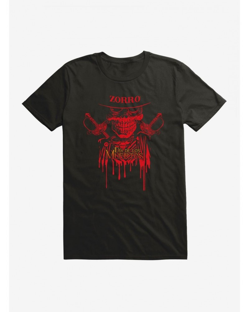 Zorro Dia De Los Muertos T-Shirt $8.60 T-Shirts