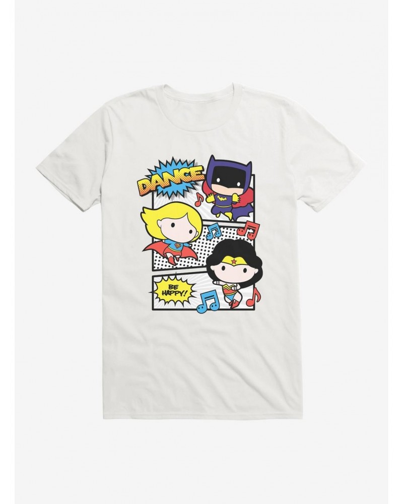 DC Comics Chibi Happy Dance Party T-Shirt $7.46 T-Shirts