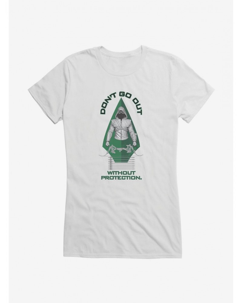 DC Comics Arrow Stay Protected Girls T-Shirt $6.77 T-Shirts