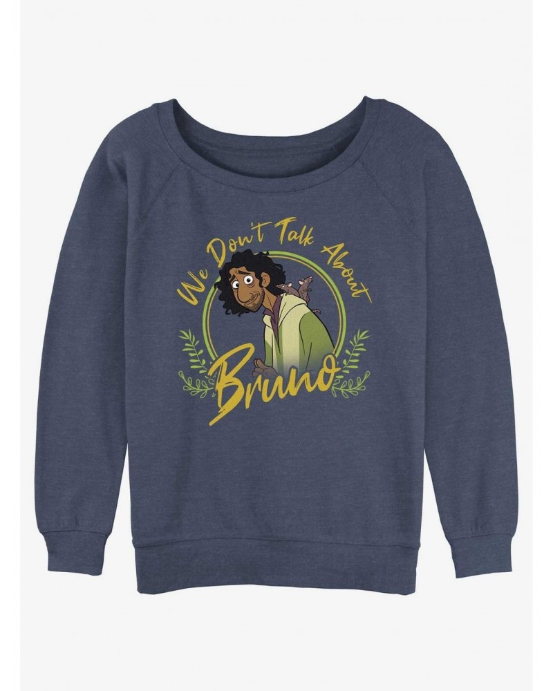 Disney Encanto We Don't Talk About Bruno Girls Slouchy Sweatshirt $14.02 Sweatshirts