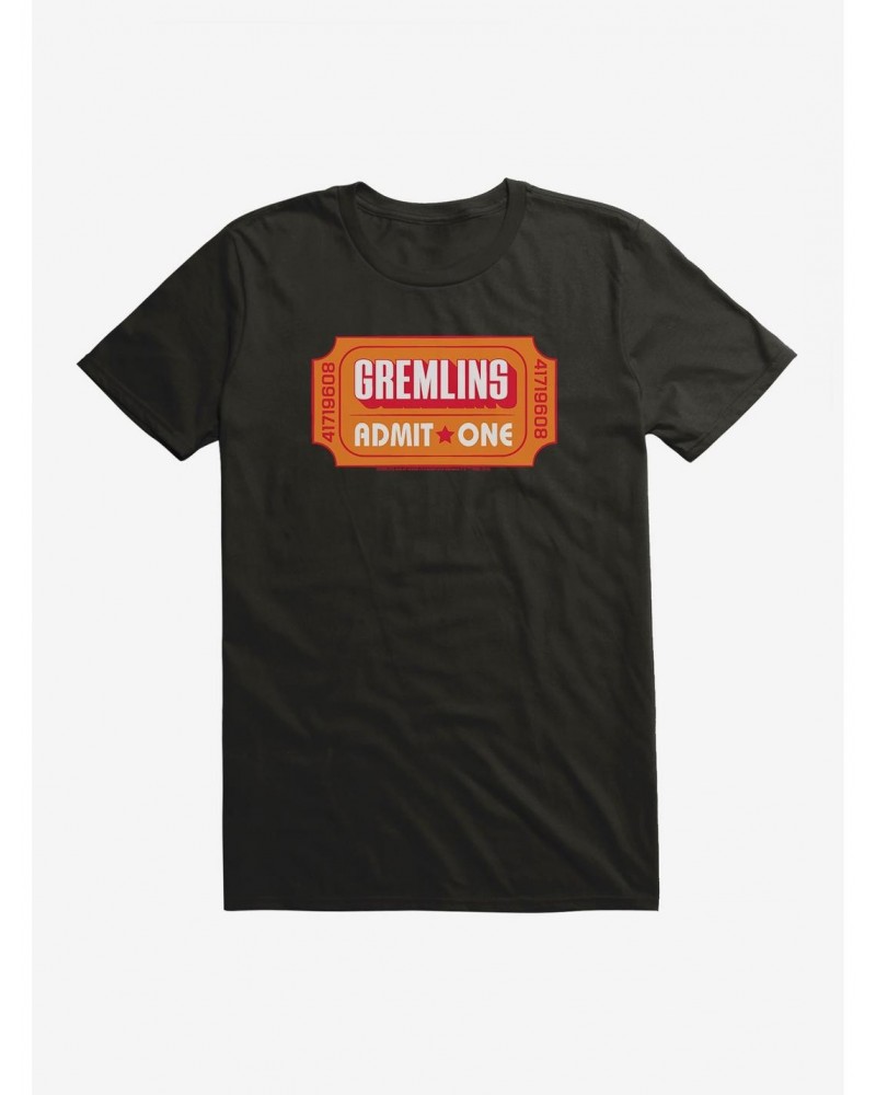 Gremlins Movie Ticket Admit One T-Shirt $7.84 T-Shirts
