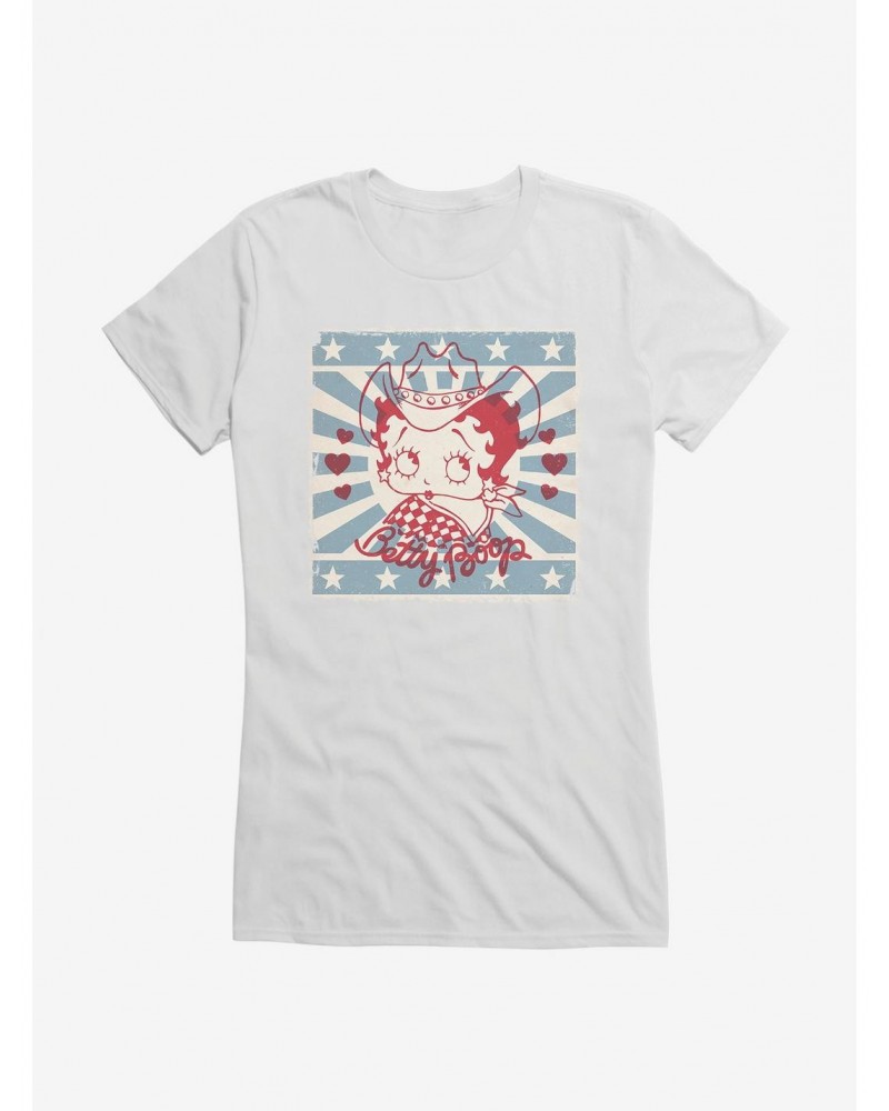 Betty Boop Western Cow Girl Girls T-Shirt $9.56 T-Shirts